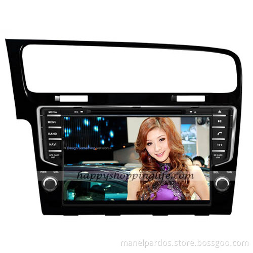2013 Volkswagen Golf 7 DVD Player with GPS Navigation Bluetooth